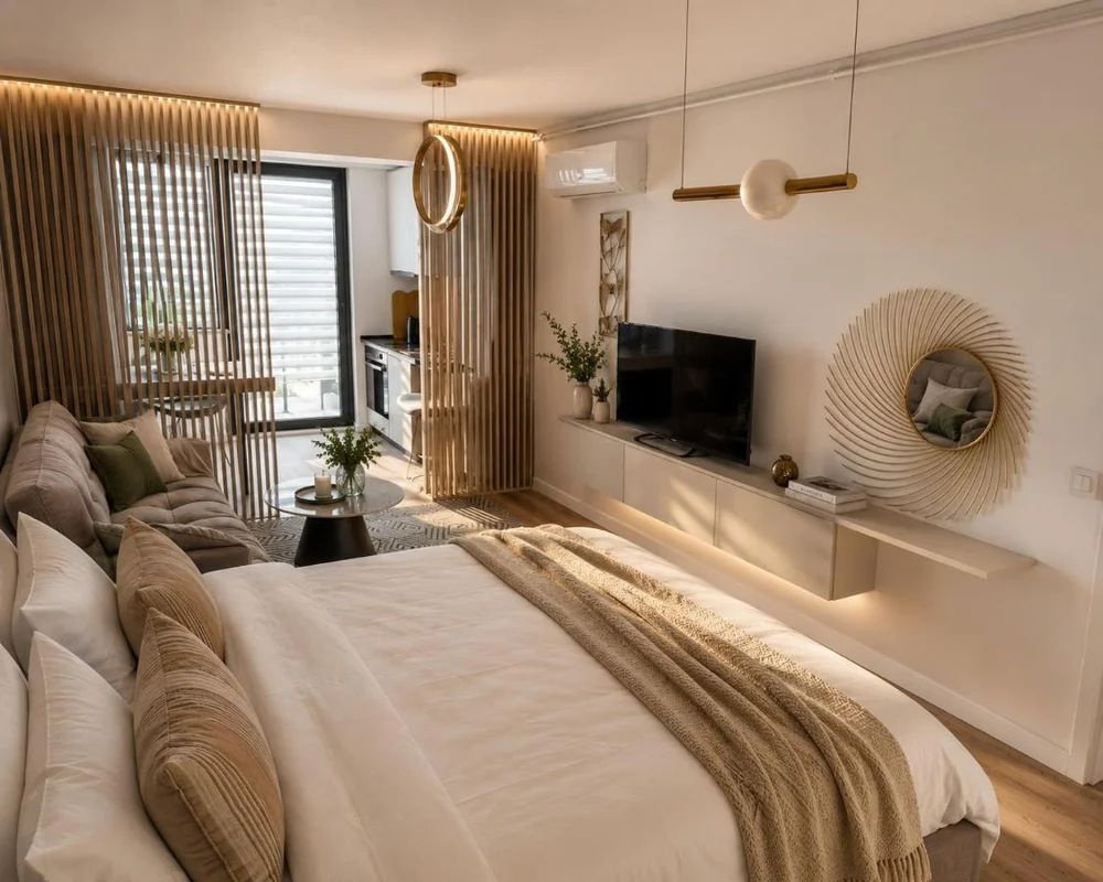 Poza 2 Ivory Residence Studio with Park View & Paid Parking - Cazare București