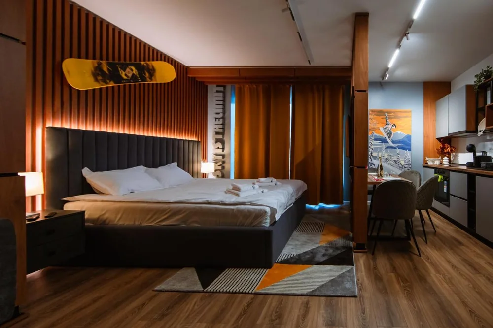 Poza 1 Blue Sky Studio with pool and spa - Cazare Sinaia